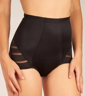 Image de Dim slip highwaist sculptante diam's control high waist panty black femmes