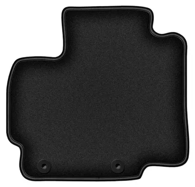 Produktbild von Fahrermatte Velours für Mitsubishi Space Star II 2013- (Schrägheck) – 1-tlg, Schwarz, passgenau – Wielganizator DURBAN
