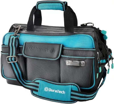 Produktbild von DURATECH Elektriker Werkzeugtasche Wasserdicht 43CM 840D Polyester 32 Taschen