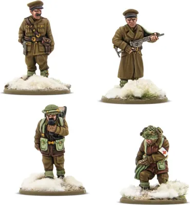 Produktbild von Bolt Action British & Canadian Infantry (Winter) HQ