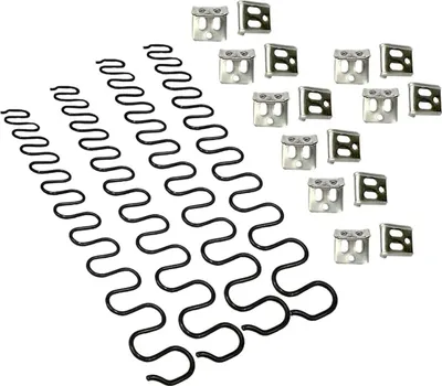 Produktbild von Sofa Feder Reparaturset – 4x Hochbogenfedern 20 Zoll + 8x S-Klammern – für Möbelpolster & Sitzreparatur – rostfrei & mit starker Rückfederung