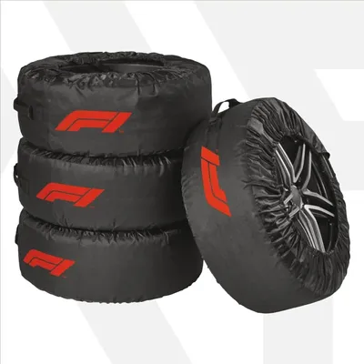 Produktbild von Satz Auto-Radkappen, Formel 1, Raddurchmesser (Felge + Reifen) zwischen 55,8 - 78,7 cm, 4-tlg