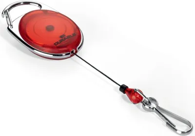 Produktbild von Durable Aufrollmechanismus Jojo Style mit Federhaken, rot (PACK à 5 STÜCK)