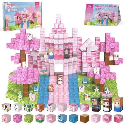 Imagen del producto de Bloques magnéticos – 300 piezas – Juguete creativo para niños