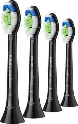 Zdjęcie produktu dla Philips Optimal White HX6064/88 4 końcówki szczoteczki, 4 szt., Czarny, 3 mies., Średni, 62000 ruchów na minutę, Philips