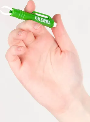 Zdjęcie produktu dla Kerbl 83539, Pęseta do kleszczy, Zielony, Biały, Plastik, 1 szt.