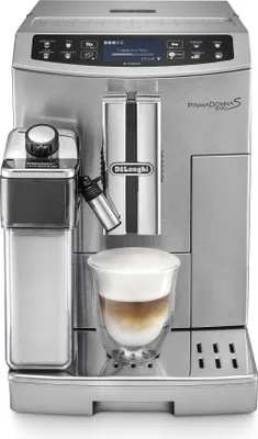 Produktbild von DeLonghi ECAM 510.55.M PrimaDonna S Evo Kaffeevollautomat silber