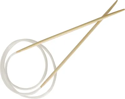 Produktbild von Bambus Rundstricknadel Größe 3,5 mm, 80 cm