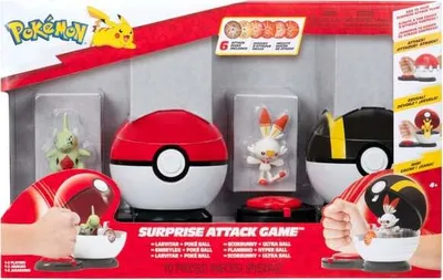 Produktbild von Pokémon - Surprise Attack Game - Larvitar und Hopplo