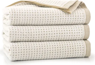 Produktbild von Handtuch - 100% Baumwolle - 500 g/m2 - 50x100 cm - Extra Saugfähig - Beige - hohe Grammatur - OSLO