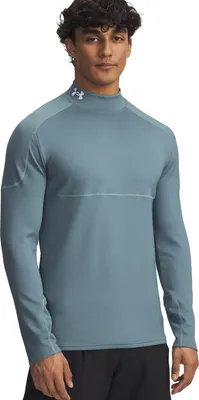 Obrázek produktu pro Under Armour Cold Weather Grid Ls Mock - jasper blue, velikost:3XL