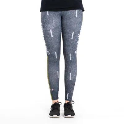 Produktbild von cosey - bedruckte bunte Leggins (Einheitsgröße) - Design Just Run