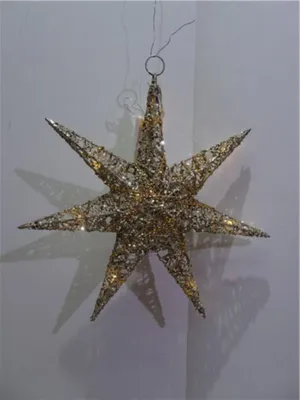 Produktbild von Hilight 920115 Innen-Weihnachtsstern 'LED-Weihnachtsstern' mit Leuchtmittel, für Wohnzimmer, Anlass Weihnachten