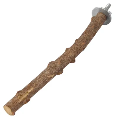 Produktbild von Papageienständer aus Naturholz, Pfotenschleifbarsch, Vogelkauen, hängendes Käfigspielzeug (1,5  2,5 * 25 cm)