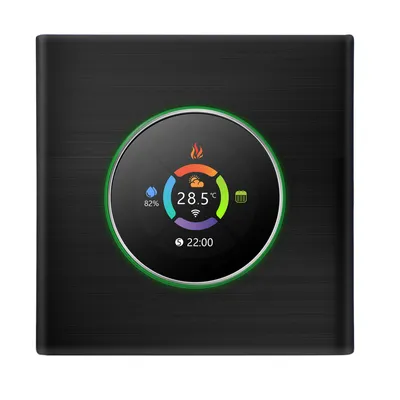 Obrázek produktu pro Inteligentní Wi-Fi termostat s regulátorem teploty, týdenním programovatelným tlačítkovým ovládáním, aplikací a hlasovým ovládáním, kompatibilní s Alexa a Alex