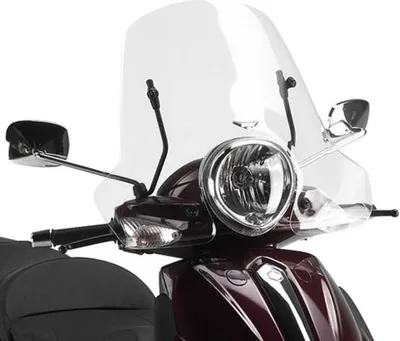 Image de Pare-brise GIVI transparent 32 x 61,5 cm pour PIAGGIO Beverly 125/250