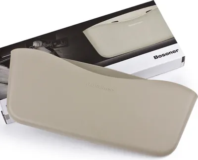 Image de Boîte de rangement pour siège Boîte de rangement pour téléphone portable Poubelle Beige