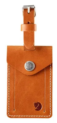 Image de Étiquette à bagages en cuir FjällRäven, couleur : noir (550)