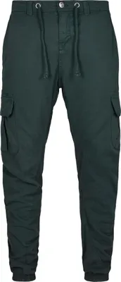 Obrázek produktu pro Urban Classics Pánské kalhoty joggers Hisis tmavě zelená 4XL