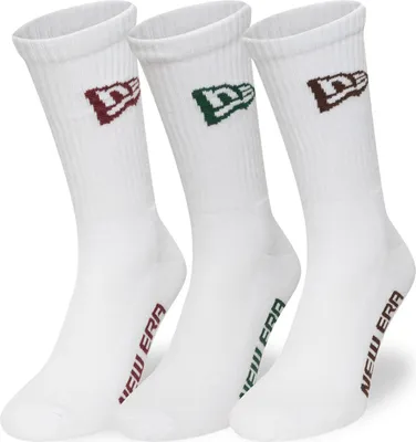 Produktbild von New Era Uni Socken - CREW SOCK 3er Pack weiß - 35-38