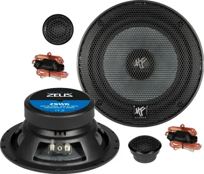 Zdjęcie produktu dla Hifonics ZS6.2E, 2-drożny, 200 W, 100 W, 4 Ω, 55 - 24000 Hz, Neodym