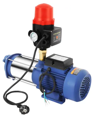 Obrázok produktu pre Ponorné odstredové čerpadlo – samonasávacie čerpadlo na zvýšenie tlaku vody – 230 V – 2500 W / 3,5 k – nerezová oceľ – maximálny prietok 4 m³/h – maximálna výtlačná výška 100 m