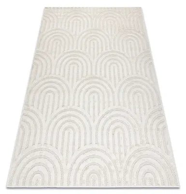 Image de Tapis SANTO SIZAL 0537 géométrique blanc blanc 120x170 cm