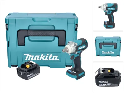 Produktbild von Makita DTW 301 M1J Akku Schlagschrauber 18 V 330 Nm 1/2" Brushless + 1x Akku 4,0 Ah + Makpac - ohne Ladegerät