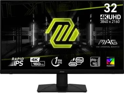 Zdjęcie produktu dla MSI MAG 322UPF, 81,3 cm (32"), 3840 x 2160 px, UltraWide Quad HD, LCD, 1 ms, Czarny