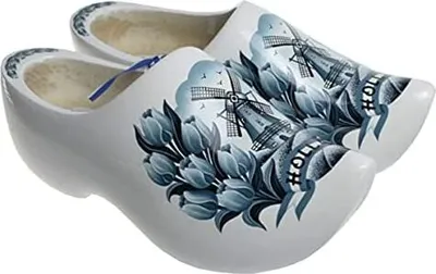 Produktbild von Original holländische Holzschuhe: Der Delfter im blau-weißen Delft Dekor (Gr. 25-26)