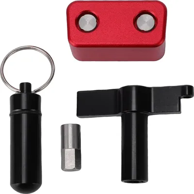 Image de Outil de verrouillage du port OBD, rouge, protection antivol OBD2 sécurisée pour voitures, SUV et camions