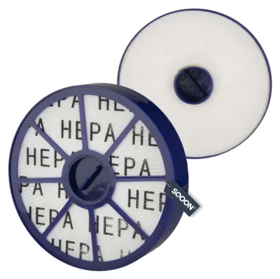 Productafbeelding van SQOON® HEPA-filter geschikt voor Dyson DC04/DC05/DC08 - Gelijk aan model: 900228-01 - Vervangt origineel Dyson-filter, ideaal voor schone uitblaaslucht en optimale stofzuigerprestatie