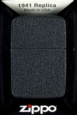 Produktbild von Feuerzeuge ZIPPO BLACK CRACKLE REPLICA 60000665