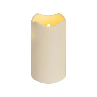Produktbild von Best Season LED-Kerze aus Kunststoff Lichtsensor, ca.18 x 10 cm, Batterie, 068-24