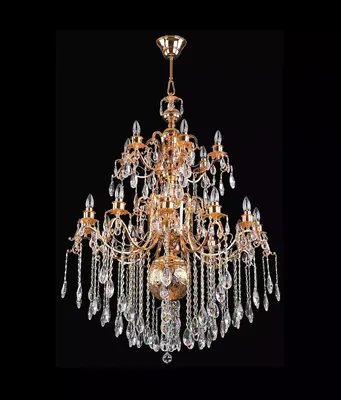 Immagine prodotto di Lampadario lampada a sospensione in cristallo lampada a soffitto lampade 96x155