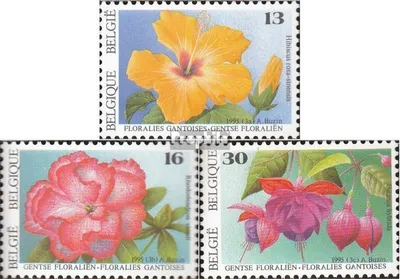 Produktbild von Briefmarken Belgien 1995 Mi 2641-2643 (kompl.Ausg.) gestempelt Genter Blumenschau