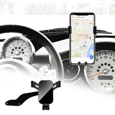 Zdjęcie produktu dla Elzusha - Regulowany uchwyt na telefon do samochodów Mini Cooper R50, R52, R53, akcesoria