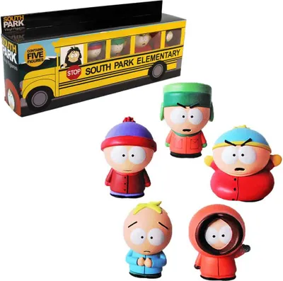 Immagine prodotto di Set di figure di South Park in vinile - circa 6,5 cm