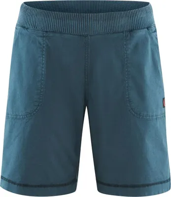 Kurze Hosen "Nona" von RedChili in Blau mit elastischem Bund und zwei seitlichen Taschen.