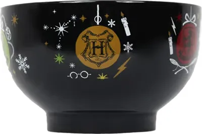 Produktbild von Harry Potter - Hogwarts Häuser-Schüssel, weihnachtliches Design, Keramik CD1610 (Einheitsgröße) (Bunt)