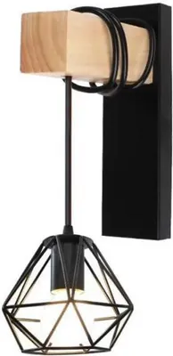 Produktbild von 4x Wandleuchte Wandlampe Draht Käfig Lampenschirm Industrial Retro Lampe E27