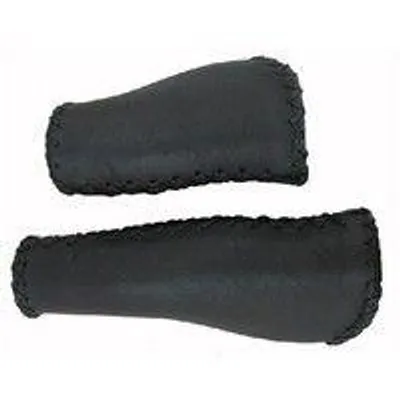 Produktbild von Velo Griff Leder Ergo 92 135mm schwarz