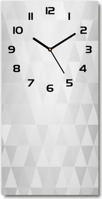 Produktbild von Wanduhr aus Glas – 30x60 cm - Glasbild - Glasuhr - Gehärtetes Glas -Abstraktion Hintergrund