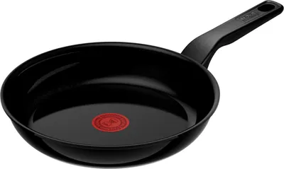Produktbild von Tefal Renew Black C43204, Rund, Allzweckpfanne, Schwarz, Keramik, Aluminium, 1,88 l