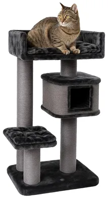 Produktbild von Kratzbaum Portland · anthrazit · besonders große Sisalsäulen für große & schwere Katzen
