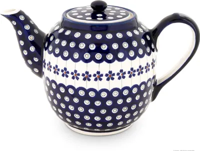 Produktbild von Original Bunzlauer Keramik 1,5 Liter Teekanne Ø27,2 cm Design 166a