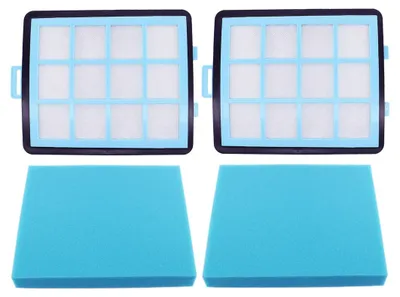 2x HEPA-Filter für Philips PowerPro FC8760–FC8769