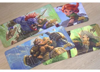 Produktbild von Boss Fighters QR Spielmatten (4 Stück)