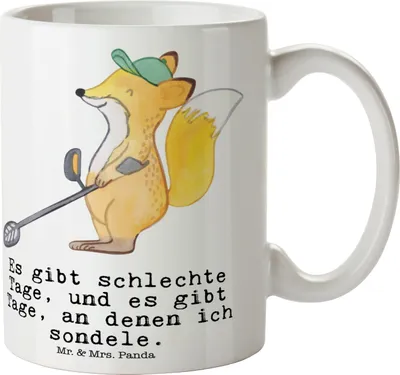 Produktbild von Mr. & Mrs. Panda Kaffeepott Fuchs Metalldetektor - Weiß - Geschenk, Sondengänger, Keramikbecher, Münzen Suchen, tasse für büro, Teepott, Kaffeetasse, Schatzsuche, Becher