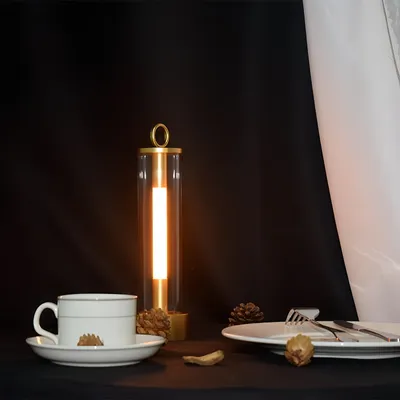 Produktbild von LED-Nachtlicht im Freien,Touch-Schalter, dreifarbiges Dimmen,Campinglicht,Wiederaufladbare Umgebungslicht, Schreibtischlampe,Für Camping, Restaurant